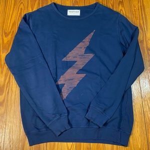 Vestige Crewneck Sweater Top M Blue/Red